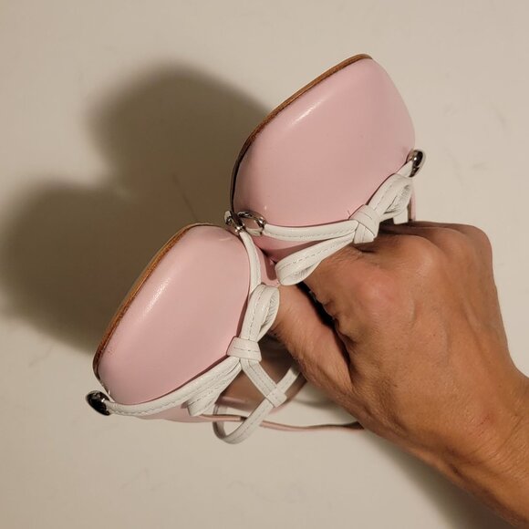 NEW Anthropologie Slingback Kitten Heel Women 9 Chic Modern Elegant Contemporary - Picture 4 of 10